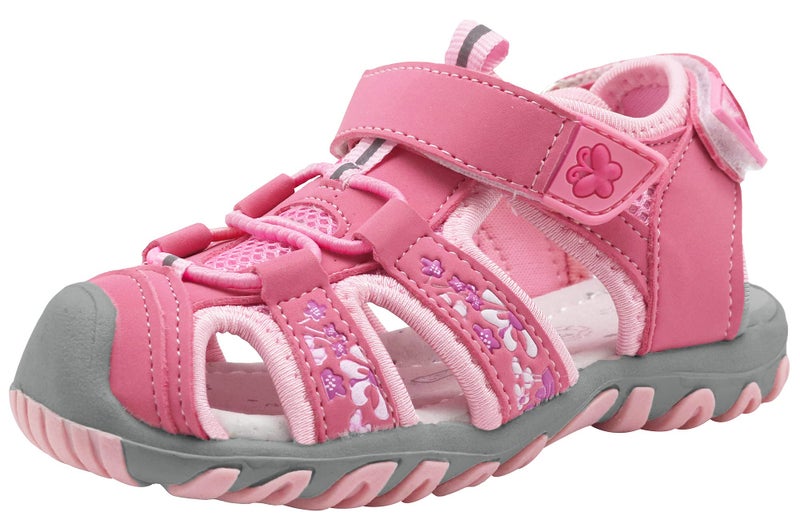Apakowa Kid's Girl's Soft Sole Close Toe Sport Beach Sandals (Toddler/Little Kid) - Image 1